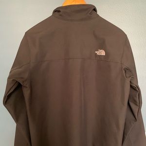 North Face soft shell black jacket